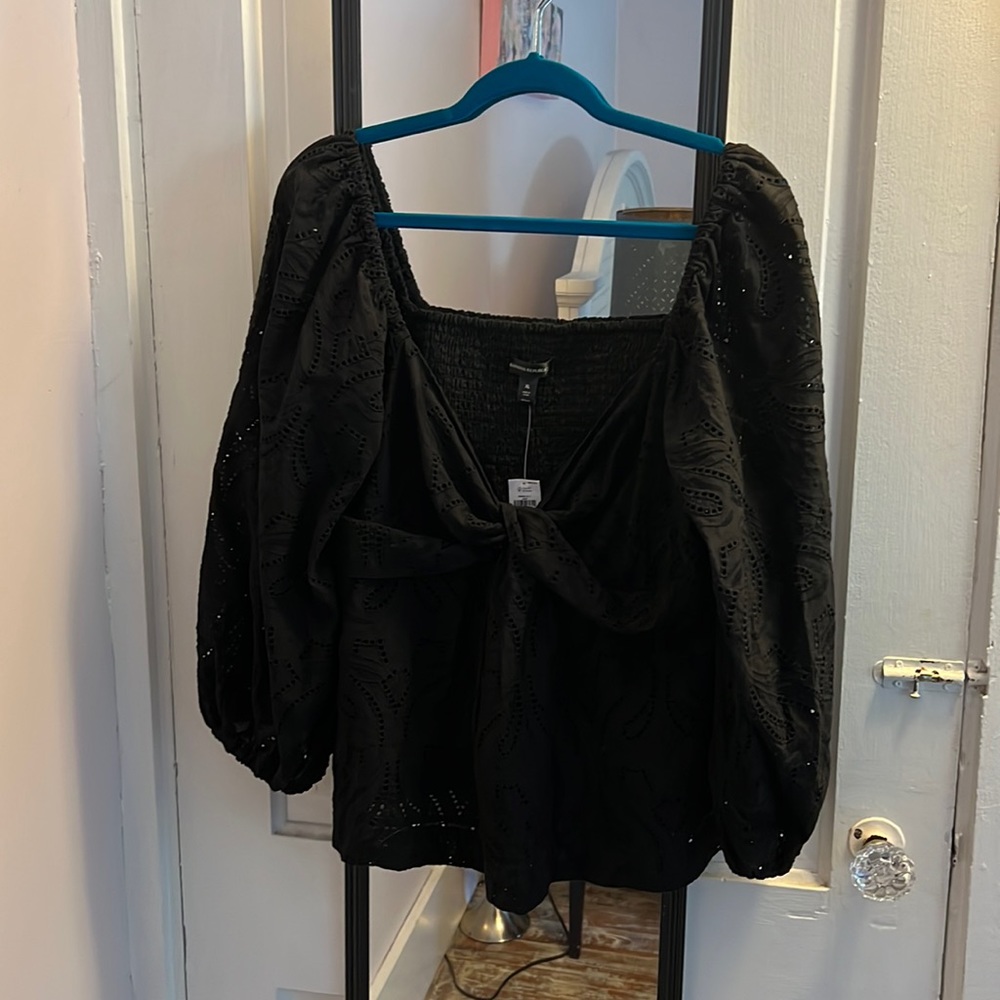 Banana republic eyelit blouse. Never worn
